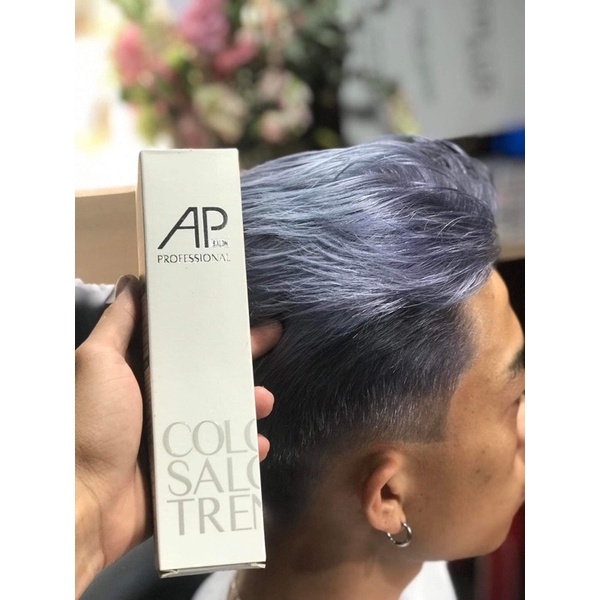 Thuốc Nhuộm Tóc AP, TPLUS 7/18 Xám Xanh Ánh Khói