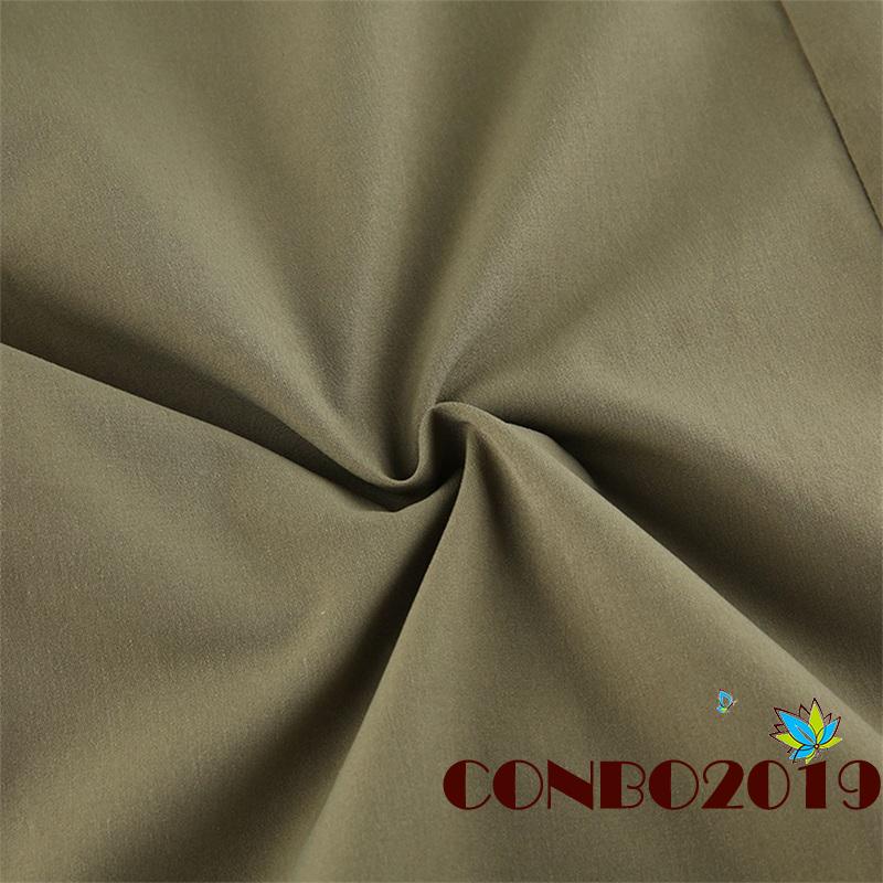 Quần Dài Ống Rộng Màu Trơn Phối Nút Thời Trang Cho Nữ