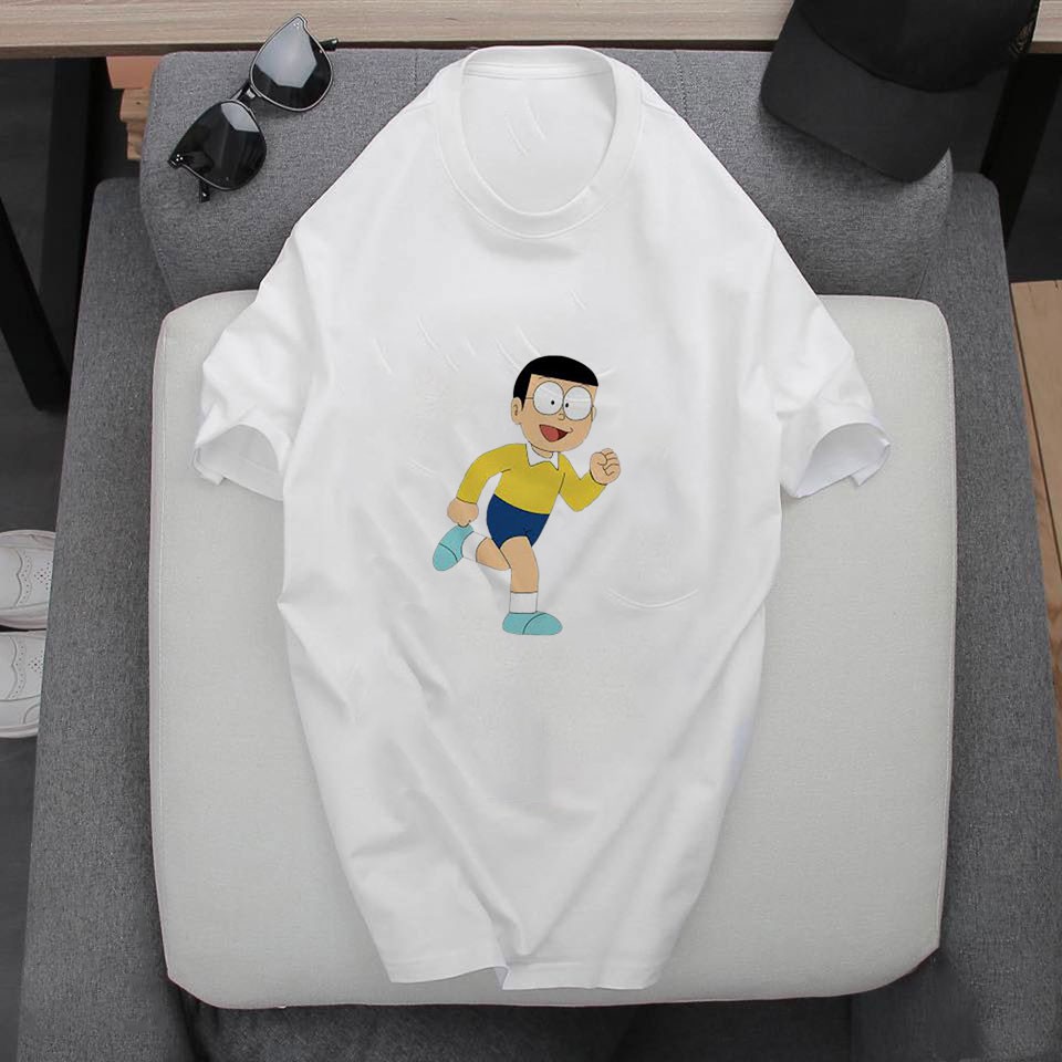 Áo Thun Phim Hoạt Hình Doraemon - Nobita ( Có Size Trẻ Em ) 16.20