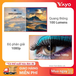 Máy chiếu thông minh mini Vayo - Smart Mini Projector