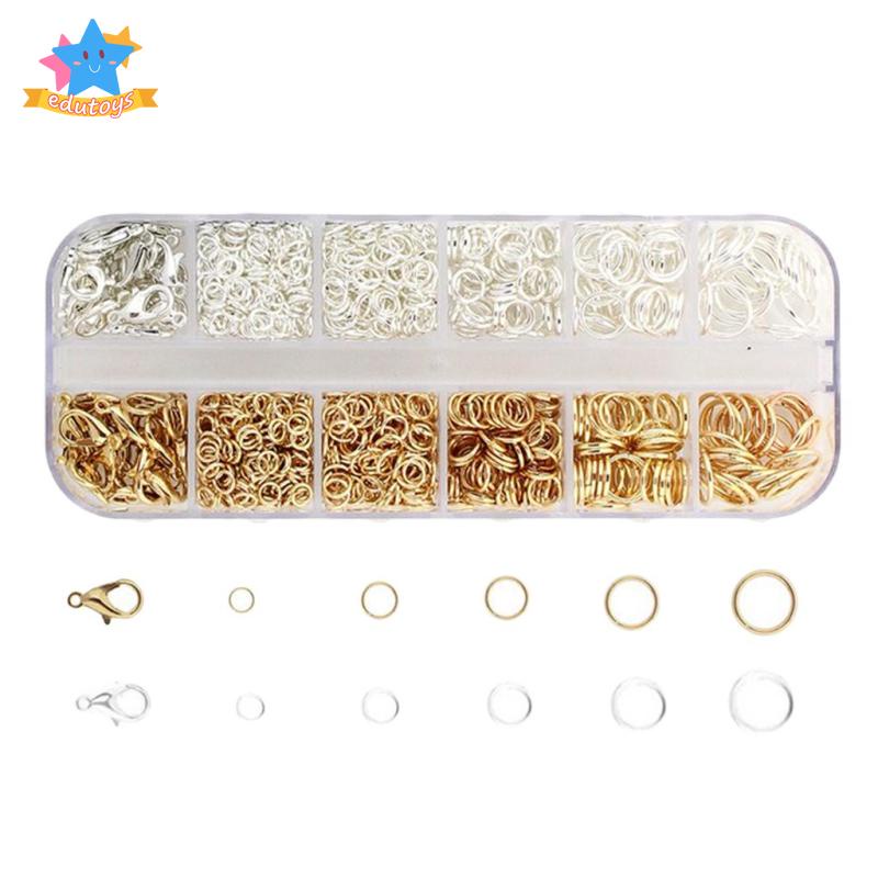 Bộ phụ kiện móc gài và khoen làm đồ trang sức chuyên nghiệp
