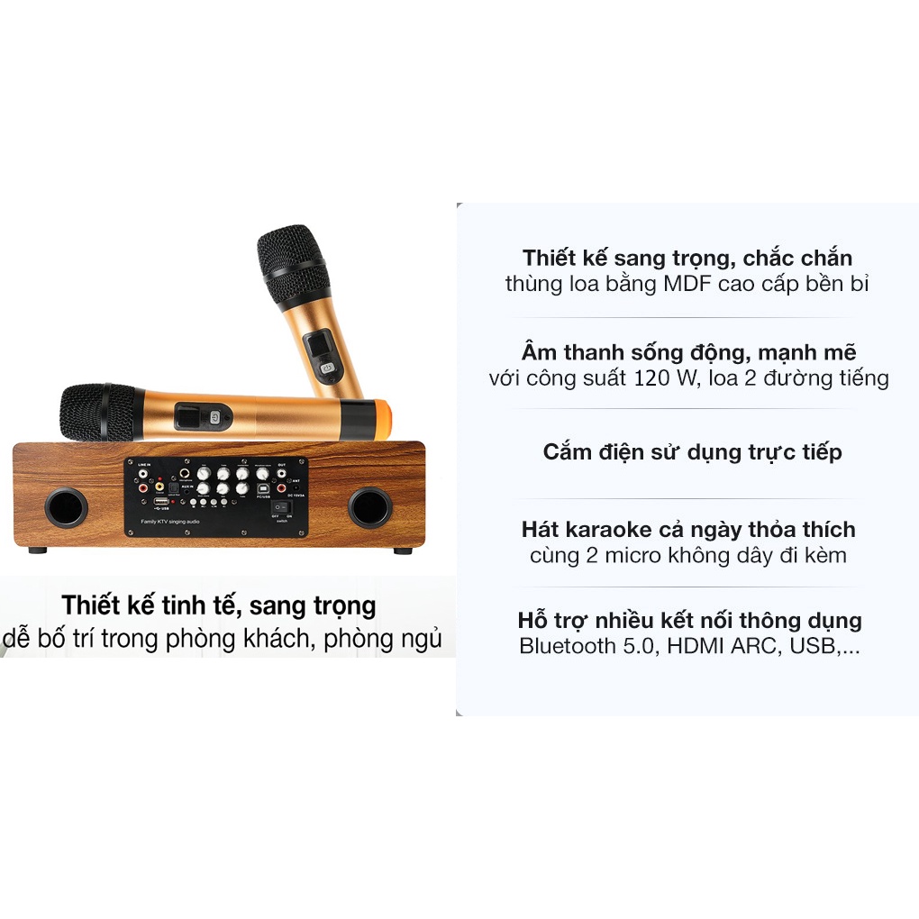 [BẢO HÀNH 24 THÁNG]Hệ thống âm thanh Ontekco A-300 hát karaoke siêu đỉnh giải trí ngay tại nhà