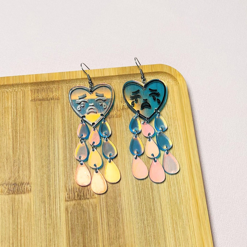 Đôi Khuyên Tai Dài Hình Giọt Nước Thời Trang Cho Nữ