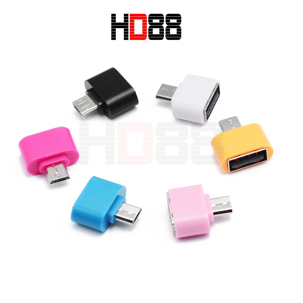 Đầu USB OTG Chuyển Đổi Usb Sang Micro V8 Đa Năng Cho Điện Thoại Android - HD88