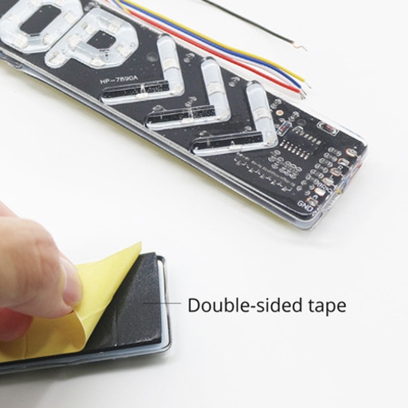 Thanh đèn LED OM nhấp nháy dùng làm đèn báo dừng /  xe máy đèn phanh / đèn rẽ / đèn hậu 12V xe máy