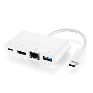 Cáp chuyển usb type c to lan _ hdmi_usb 3.0_type cho macbook