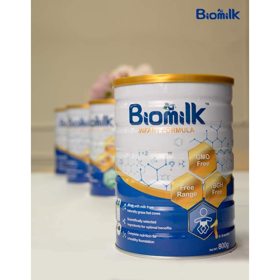 Sữa Biomilk Dinh Dưỡng Úc Đủ Số 1,2,3,4 800gr