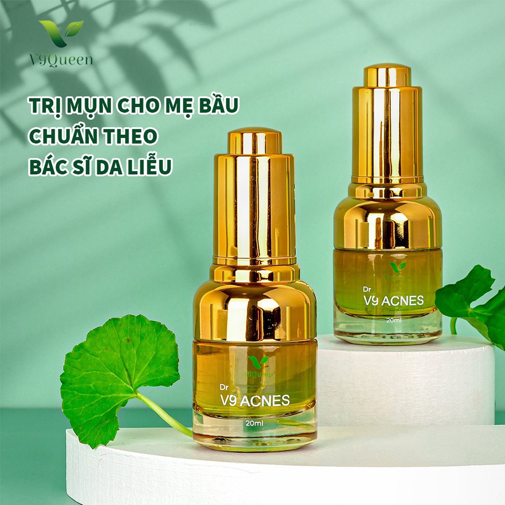 Tinh Chất Rau Má Dr V9 Acnes  - Giảm Mụn, Mờ Thâm 5 Ngày 20ml V9QUEEN | BigBuy360 - bigbuy360.vn