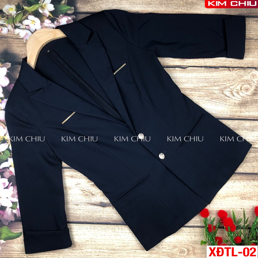 Áo Vest Nữ Công Sở Cao Cấp Kim Chiu Tay Lỡ Vải Kaki Cao Cấp Form Đẹp [HÀNG CAO CẤP - ĐỔI TRẢ THOẢI MÁI] VTL-02