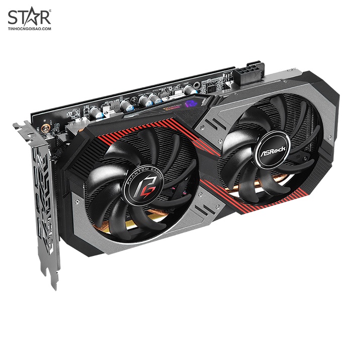 [Mã 153ELSALE2 giảm 7% đơn 300k] VGA Radeon RX5600 6G GDDR6 ASrock PGD2 (No Box)