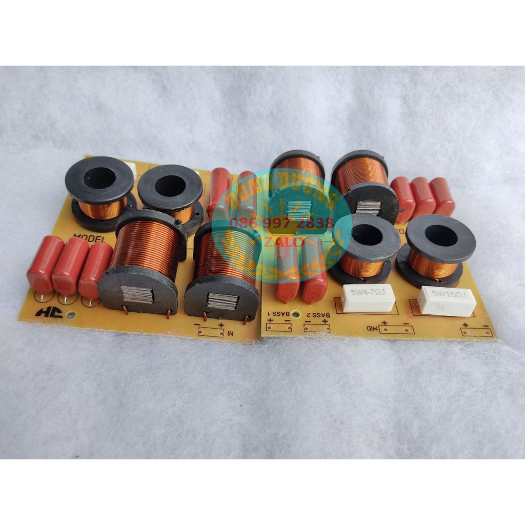 COMBO 2 MẠCH PHÂN TẦN 4 LOA AD - 2 BASS 1 MID 1 TREBLE