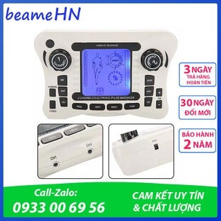 Máy massage xung điện trị liệu cao cấp syk-308b - châm cứu bấm huyệt đấm bóp, 8 miếng dán