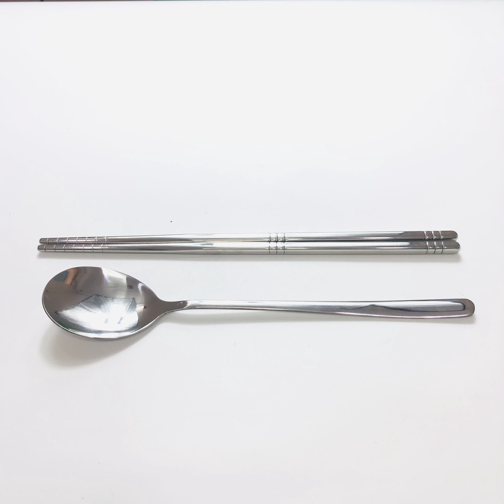 Bộ muỗng đũa inox JoyMall kèm hộp đựng lúa mạch, dùng mang đi cá nhân, văn phòng du lịch