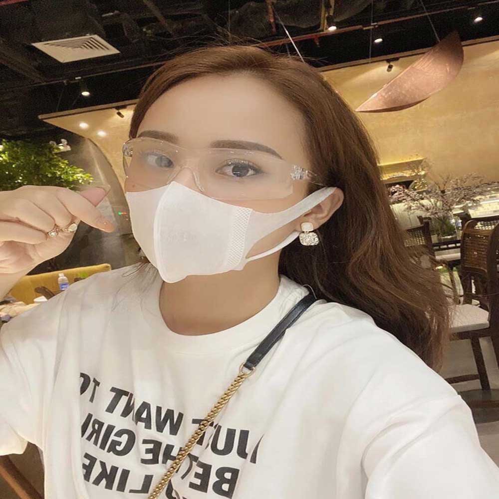 Mắt kính phòng dịch đi đường bảo vệ mắt chắn tia💖FREESHIP💖kính bảo hộ trong suốt chống bụi UV AH1460 | BigBuy360 - bigbuy360.vn