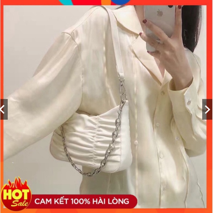 Túi kẹp nách nữ TE11, Túi xách đeo vai siêu hót  ảnh thật
