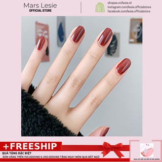 A72 Sơn Móng Tay Nail Styler A72 - Màu nâu đỏ tối đơn giản sang trọng quý phái dễ thương