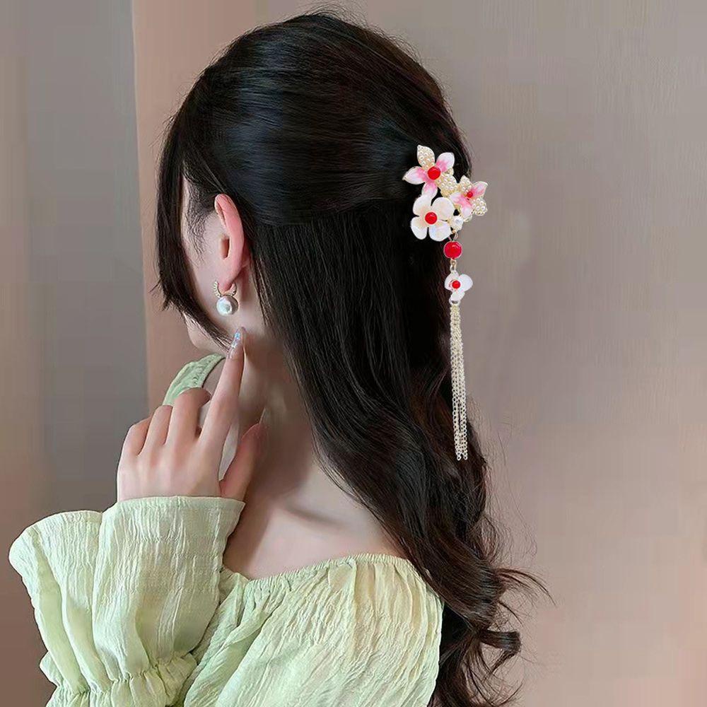 Kẹp Tóc Hình Hoa Nhỏ Phong Cách Trung Quốc Cho Nữ 2life