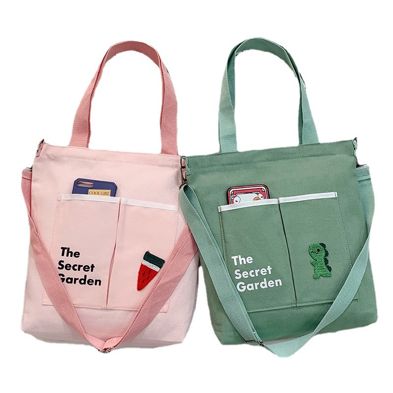 Túi Xách Canvas Thời Trang Du Lịch Cho Nữ Sinh