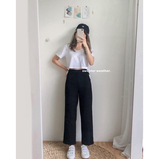 Quần culottes kéo khóa loại ngắn