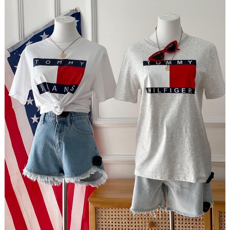 Áo Thun Unisex _ Oversize T O M M YY 🇺🇸