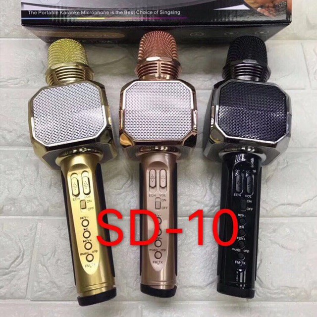 Micro karaoke  SD 10 ( hàng chính hãng SDRD ) shopee. vn|mochi04