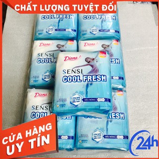 BĂNG VỆ SINH DIANA SENSI COOL FRESH 8 miếng.