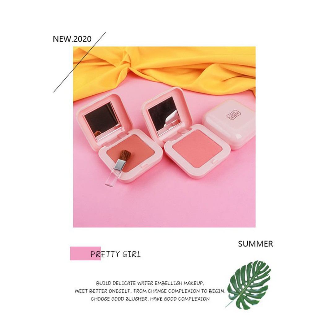 Phấn Má Hồng Đơn Sắc Lameila Novo Blusher Color Geometry Gốm Vitality Blush Chính Hãng