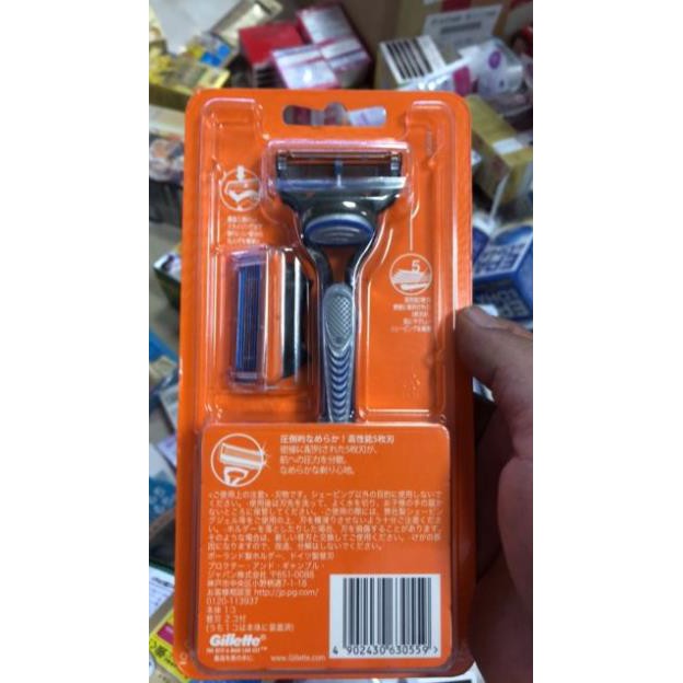 [Chính hãng] Dao cạo râu 5 lưỡi Gillette Fusion Nhật Bản nội địa và lưỡi dao cạo râu thay thế Proglide, Proshield