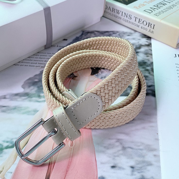 LEEVA - Thắt lưng nữ dây đan phối khóa cài PK010