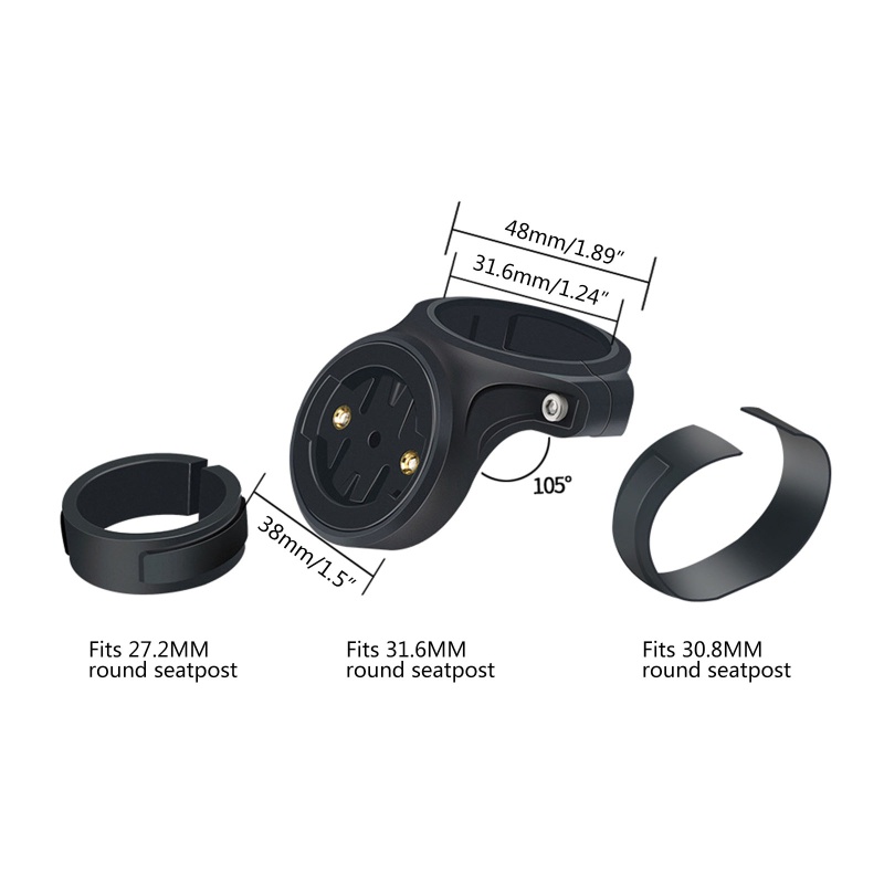 Giá Đỡ Đèn Gắn Yên Xe Đạp Địa Hình Garminvia