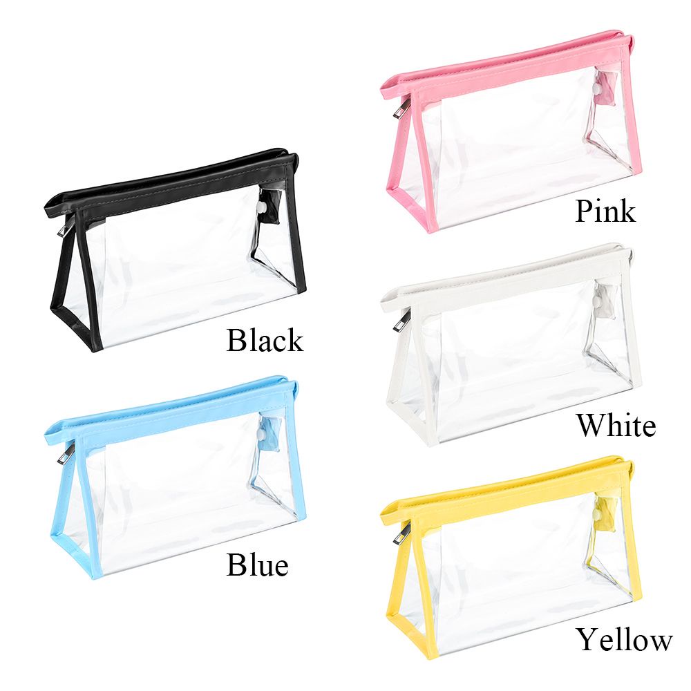 Túi Đựng Bút/ Đồ Trang Điểm Sức Chứa Lớn Có Khóa Kéo Nhiều Màu