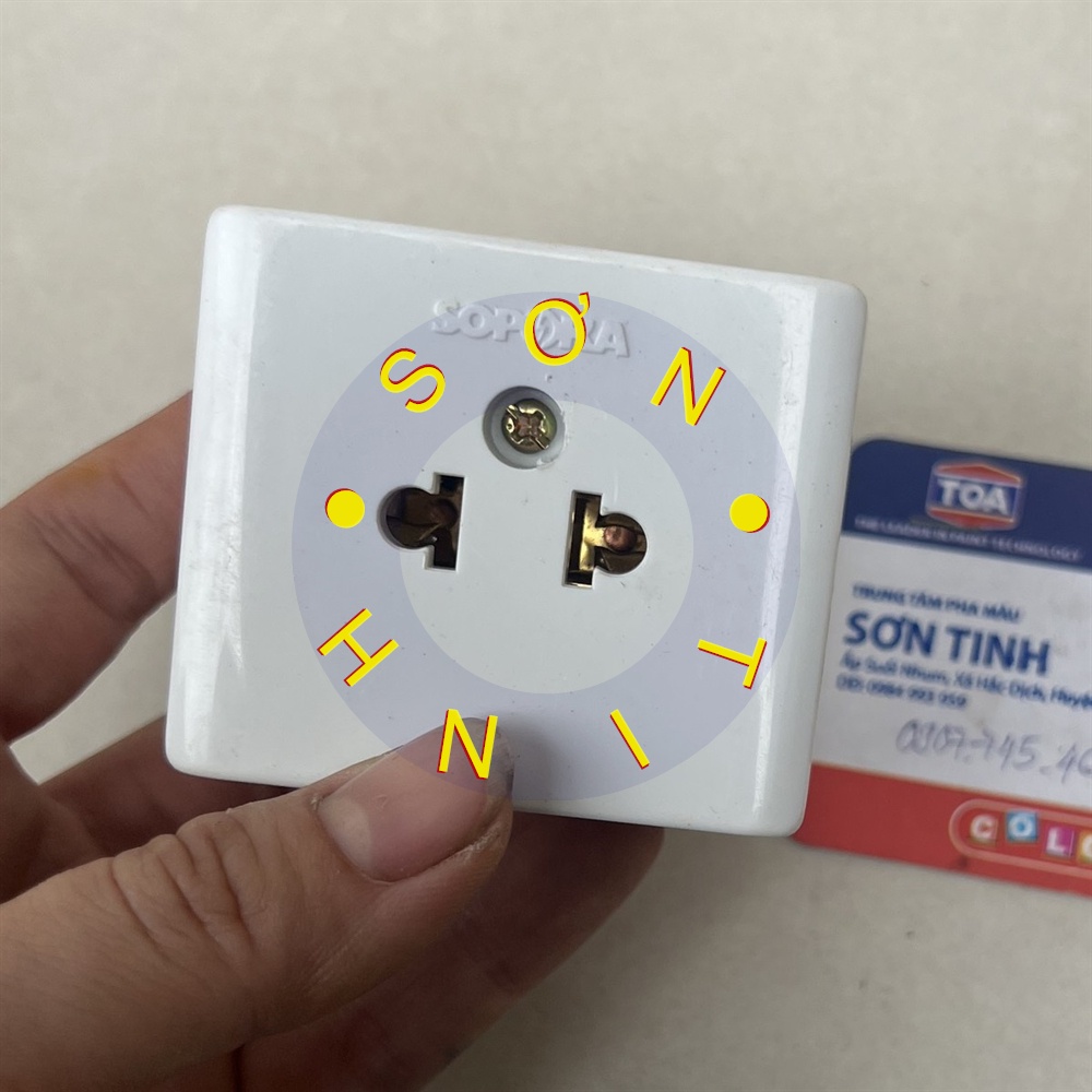 Ổ cắm nổi đơn E17 - Dòng E cao cấp Sopoka - 1 cái