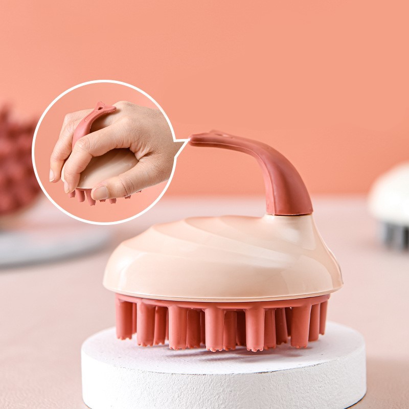 Lược Gội Đầu Bằng Silicone Giúp Thư Giãn Thoải Mái và Dễ Chịu