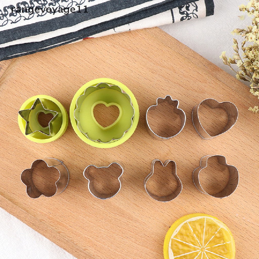 Bộ 8 Dụng Cụ Cắt Rau Củ Bằng Thép Không Gỉ