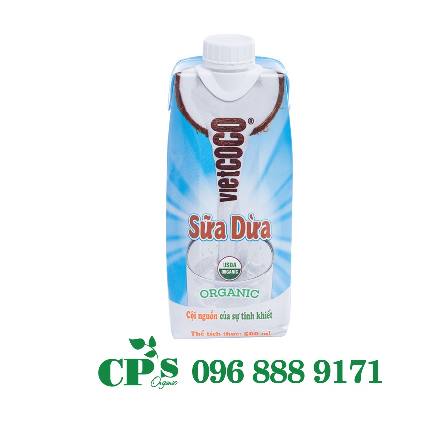 Sữa dừa hữu cơ Vietcoco 500ml