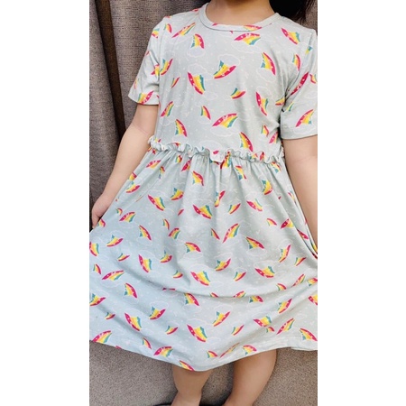 SALE váy ctoton bé gái litle me co giãn 4 chiều mềm sz9-11kg