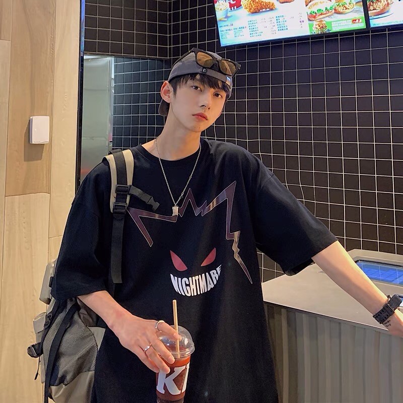 Áo thun Tee tay lỡ in hình hoạ tiết form rộg Ulzzang hiphop siêu chất ❤️