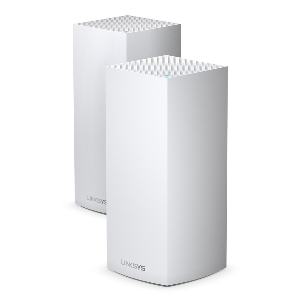 (2 PACK) Bộ phát wifi LINKSYS VELOP MX10600 chuẩn AX tốc độ 5300mbps tri-band interlligent mesh wifi 6 MU-MIMO system