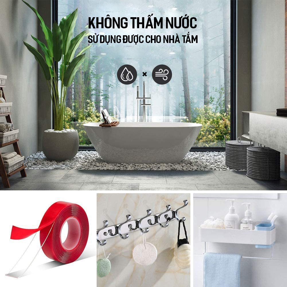 Băng dính 3M 2 mặt chính hãng, băng keo cường lực cao cấp hàng nhập khẩu, băng dính xốp 3M đa năng