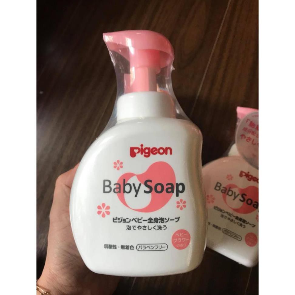 Sữa tắm gội Pigeon Baby Soap Nhật Bản