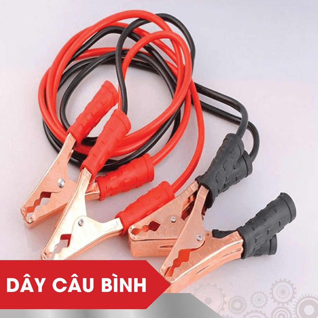 Dây câu sạc bình ắc quy xe hơi loại 1000AMP lõi to nặng dài 4 met