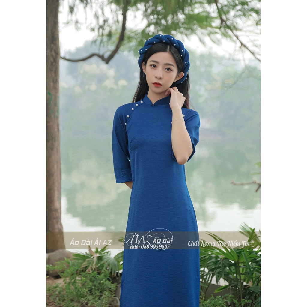 BIGSIZE Áo Dài Cách Tân Nữ Dáng Suông AH12B