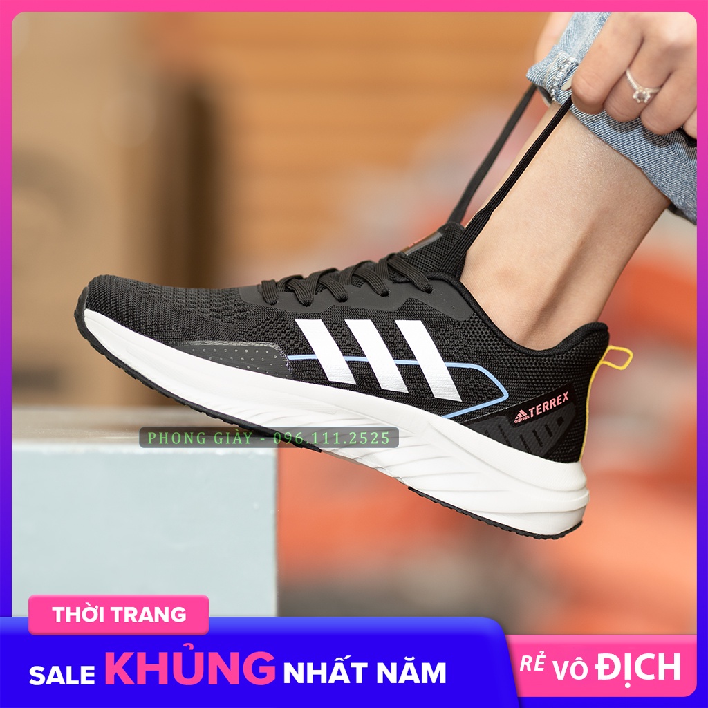 Giày Sneaker Nữ A12 Màu Đen Xanh