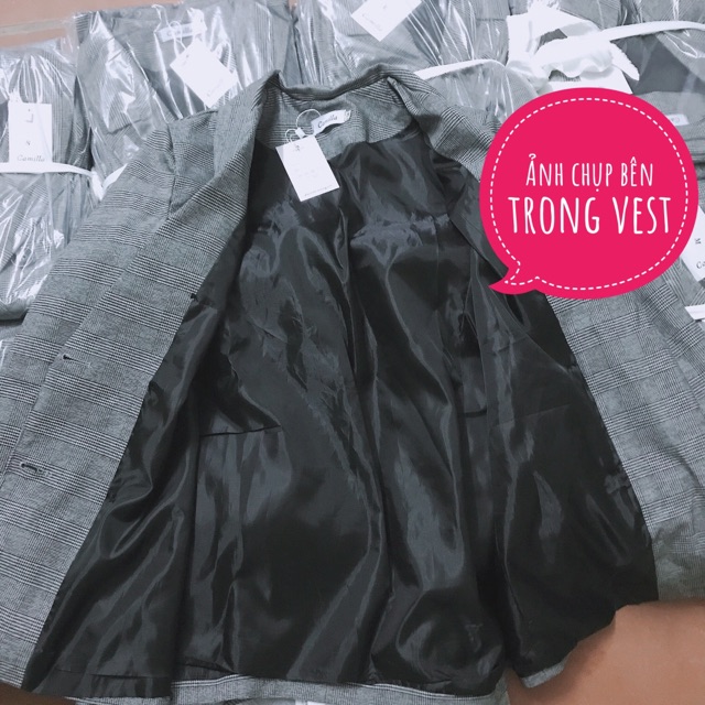 ⚡️BÁN SỈ⚡️Vest 2 lớp kẻ 6 cúc - chất đẹp | BigBuy360 - bigbuy360.vn