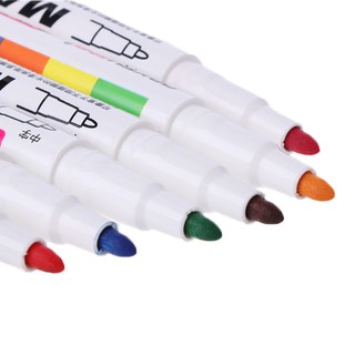 12 Colors Whiteboard Marker  Toxic Mark Sign Fine Nib Set Supply