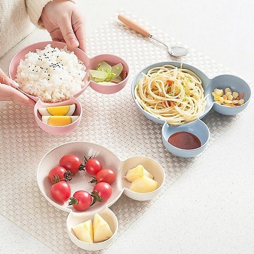 Khay ăn dặm lúa mạch cho bé - hình Mickey
