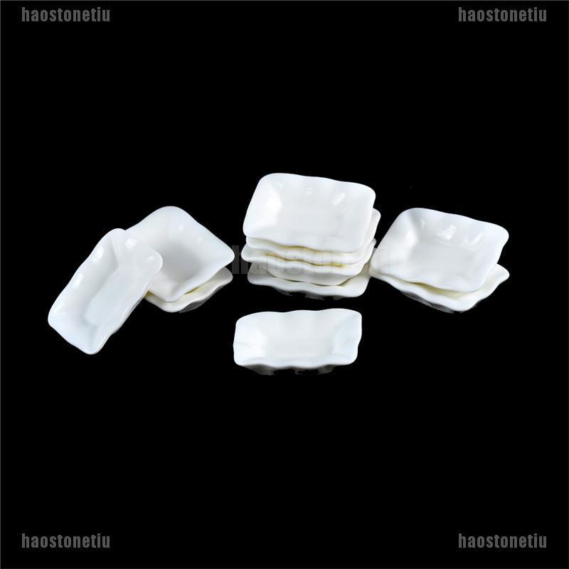 Set 10 Khay Đựng Thức Ăn Mini Cho Nhà Búp Bê