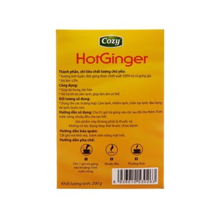 Trà Gừng Hoà Tan Cozy 200g