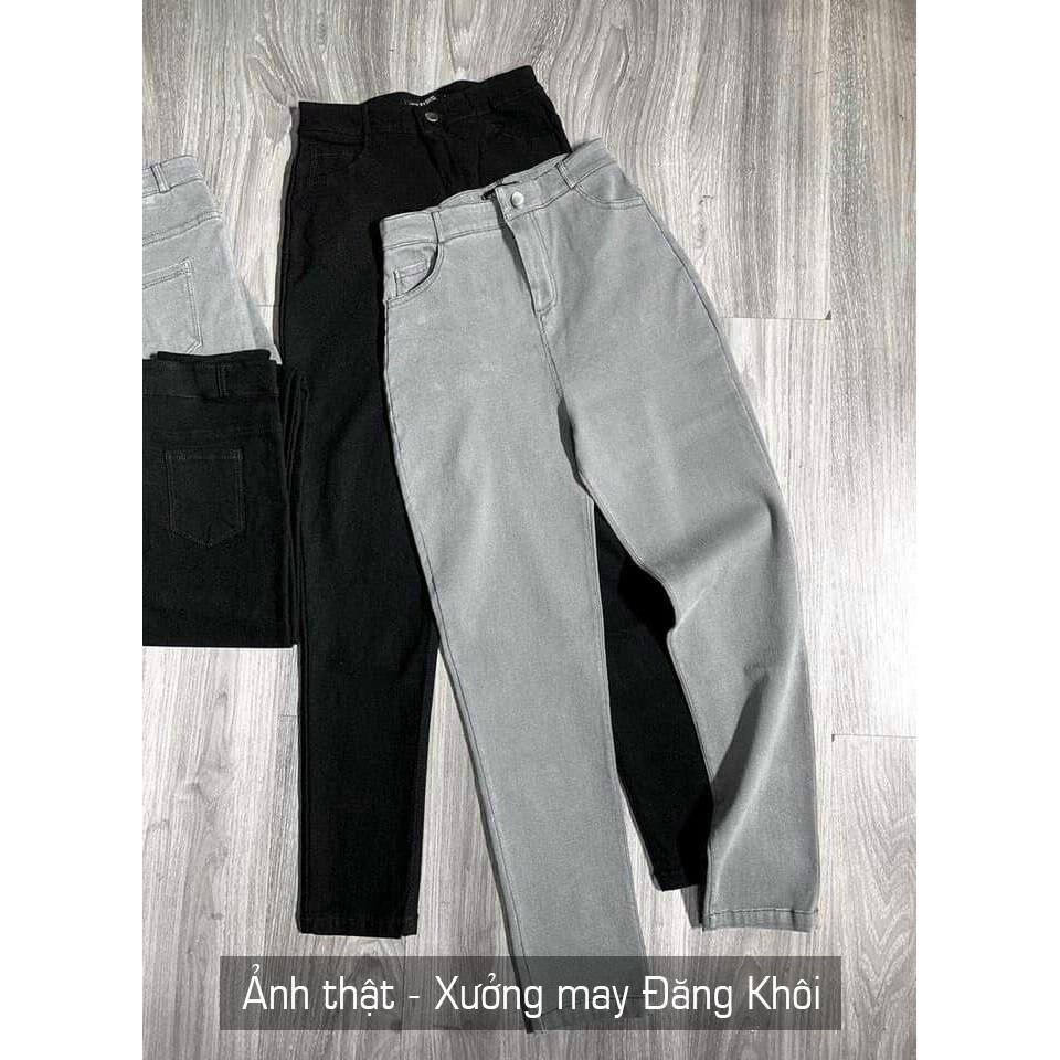 Quần Bò Giấy Nữ ❤️Freeship❤️ Quần Jean Skinny Dáng Ôm Co Giãn Màu Đen/Xám Ghi/Trắng J054 2021