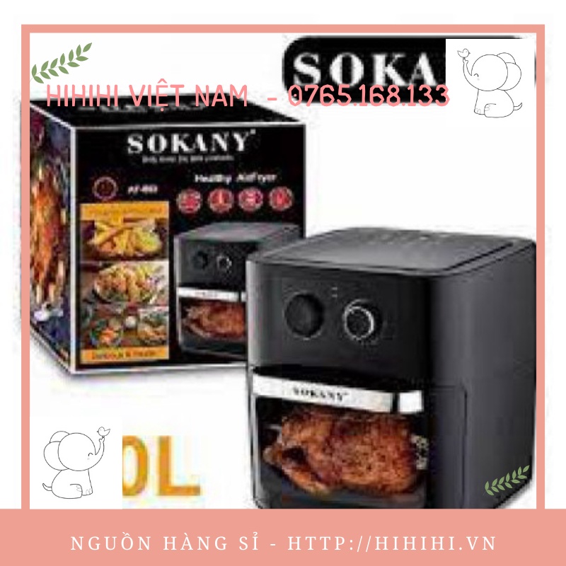 NỒI CHIÊN KHÔNG DẦU 10 LIT SOKANY 003. LOẠI 1